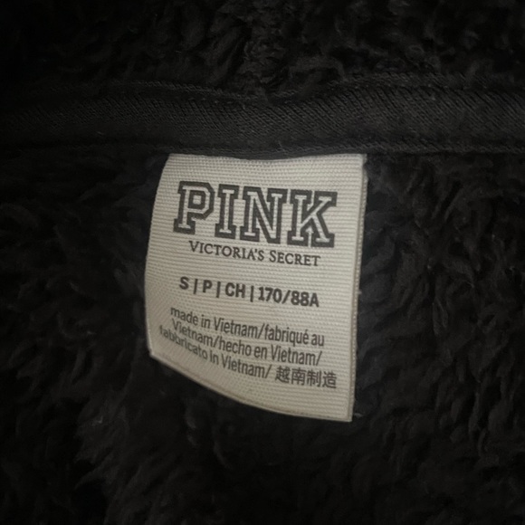 PINK 1/4 Zip Sherpa Hoodie - Picture 4 of 4